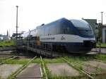 Talent 0001 und 0006  der Ostseeland Verkehr in Schwerin HBF abgestellt