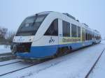 Auch wenn schon etwas lter diese Bild ist TW der OLA Im Winter im Bahnhof von Gro Brtz