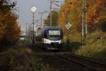 OLA 0008 auf dem Weg nach Stralsund am 18.10.2011 bei Neubrandenburg