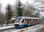 VT 706 der OLA Schwerin im Bahnhof von Gadebusch am 09.12.2010