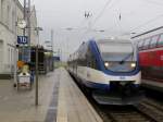 VT 0006 der OLA Neubrandenburg im Bahnhof von Gstrow am 18.09.2013