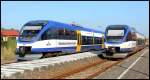 Ostseeland Verkehr GmbH VT 0006 als OLA nach Btzow und OLA VT 0007 nach Ueckermnde Stadthafen! Gre an den Tf auf 0006! Torgelow 14.10.13