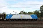 185 504 der Captrain mit Rail4Chem-Logo in HH-Harburg. (20.07.12)