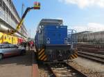 D 04 der Regentalbahn Cargo steht am 14.