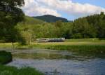 VT 07 + VT 08 bei einer Sonderfahrt am 24.05.2014 bei Gstadt.