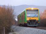 RB nach Plattling zwischen Deggendorf Hbf und der Haltestelle Pankofen.