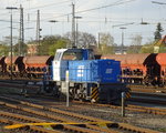 270 010-8 der Regentalbahn steht am 06. April 2016 im Bahnhof Bamberg abgestellt.