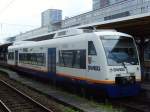 VT 503  Bahlingen  der SWEG nach Gottenheim steht auf Gleis 5 in Freiburg Hbf.