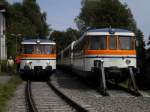 Am 31 Juli 2009 war der offizielle Abschied der SWEG auf der Strecke Neckarbischofsheim Nord- Hffenhardt. 
Dieses Bild ist am Bahnhof Neckarbischofsheim  Nord am letzten Betriebstag endstanden.
