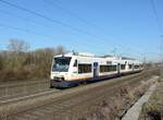 Appenweier - 18.02.2019 : RegioSchuttle der SWEG VT 507 und VT 531 zwischen Bad Griesbach und Freundenstadt.