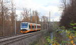 VT 423+430 als RB46 Böblingen-Dettenhausen am 20.11.2020 zwischen Böblingen Zimmerschlag und Holzgerlingen-Hülben.