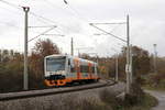 VT 430+423 als RB46 Böblingen-Dettenhausen am 20.11.2020 bei Böblingen Zimmerschlag.