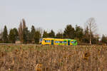 VT 362 als RB47 Korntal-Heimerdingen am 12.02.2022 bei Korntal. 