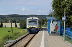 WEG VT 440 (Wieslauftalbahn) // Rudersberg-Oberndorf // 9. August 2017
