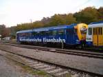 Bahnhof Weissach im Herbst 2005.