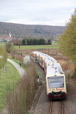 HzL-VT 207 (führend) + 212 (mittig) + 215 (Nachschuss) // Tübingen // 5.