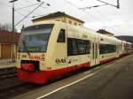 HzL85862 in Immendingen bestehend aus VT 236 (fhrend) und VT 250 der HzL in Immendingen 3.1.08