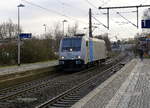 185 671-5 von HSL kommt als Lokzug aus Aachen-West(D) nach Krefeld-Hbf und kommt aus Richtung