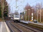 Ein Nachschuss von der 185 671-5 von HSL und kamm als Lokzug aus Aachen-West(D) nach Krefeld-Hbf(D) und kam aus Richtung