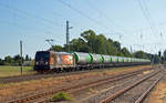 187 538 der HSL führte am 22.09.19 einen Ethanol-Zug durch Weissig Richtung Riesa/Falkenberg(E).