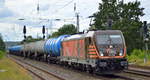 HSL Logistik GmbH, Hamburg [D] mit  187 536  [NVR-Nummer: 91 80 6187 536-8 D-HSL] und tschechischen Kesselwagen Richtung Dresden am 27.08.20 Bf.
