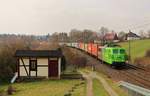 151 138-5 mit DGS 69481 zu sehen am 24.03.17 in Jößnitz/V.