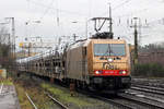 HSL 185 597-2 in Duisburg-Entenfang 2.2.2018