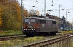 HSL 151 017-1 Lz nach Anlieferung von Kesselwagen von Anklam Richtung Angermünde.