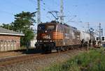 22.06.2020 - Anklam / Pkb - HSL 151 017-1 mit Kesselwaggons für Anklam. Werkstrasse / Grenze DB-Anlage.