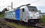 Ganz neu,  HSL Logistik GmbH, Hamburg [D] hat jetzt die Railpool Lok   186 430-5   [NVR-Nummer: 91 80 6186 430-5 D-Rpool] gemietet und auch gleich mit einer neuen Folie versehen, hier am 30.08.23