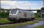 akiem 75 101 posiert vor dem Rgendamm in Stralsund.  am 20.08.12