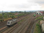 HUPAC 182 600 unterwegs für Raildox am 08.09.2013 am Bw der Erfurter Bahn in Erfurt Ost.