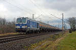 Am 06.01.21 führte 247 907 der Infra Leuna ihren Ammoniakzug nach WB-Piesteritz durch Greppin Richtung Dessau.