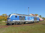 InfraLeuna 251  Helena  am 13.10.2018 im Eisenbahnmuseum Weimar.