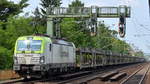 Captrain/ITL 193 894-3 [NVR-Number: 91 80 6193 894-3 D-ITL] mit PKW-Transportzug (leer) am 30.05.18 Dresden-Strehlen.