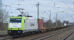 ITL - Eisenbahngesellschaft mbH, Dresden [D] mit  185 650-9  [NVR-Nummer: 91 80 6185 650-9 D-ITL] und Containerzug am 25.02.20 Bf.