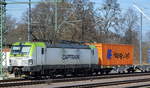 ITL - Eisenbahngesellschaft mbH, Dresden [D] mit  193 893  [NVR-Nummer: 91 80 6193 893-5 D-ITL] und Containerzug am 18.03.20 Magdeburg Hbf.
