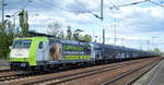 ITL - Eisenbahngesellschaft mbH, Dresden [D] mit  185 532-9  [NVR-Nummer: 91 80 6185 532-9 D-ITL] mit einem Coilzug am 10.09.20 Bf.
