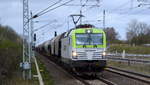 ITL - Eisenbahngesellschaft mbH, Dresden[D] mit  193 583-2  Name:  Mysterious  [NVR-Nummer: 91 80 6193 583-2 D-ITL] und Getreidezug am 07.04.21 Durchfahrt Bf.