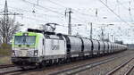 ITL - Eisenbahngesellschaft mbH, Dresden [D] mit ihrer  193 895-0  [NVR-Nummer: 91 80 6193 895-0 D-ITL] und einem Getreidezug am 29.03.23 Durchfahrt Bahnhof Saarmund.