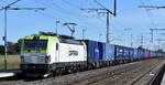 ITL - Eisenbahngesellschaft mbH, Dresden [D] mit ihrer  193 783-7  [NVR-Nummer: 91 80 6193 783-8 D-ITL] und einem Containerzug am 21.09.23 Durchfahrt Bahnhof Rodleben.