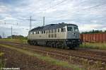 W 232.09 (232 209-9) ITL Eisenbahn GmbH kam am frühen Morgen mit einem Eaos Ganzzug der ITL in Satzkorn an und dieser wurde in Satzkorn entladen.