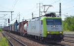 Captrain/ITL  185 541-0  [NVR-Number: 91 80 6185 541-0 D-ITL) mit Containerzug am 18.07.18 Bf.