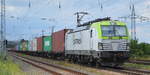 ITL - Eisenbahngesellschaft mbH, Dresden [D] mit  193 897-6  [NVR-Nummer: 91 80 6193 897-6 D-ITL] und Containerzug am 03.07.20 Bf.