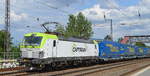 ITL - Eisenbahngesellschaft mbH, Dresden [D] mit  193 786-1  [NVR-Nummer: 91 80 6193 786-1 D-ITL] und Taschenwagenzug am 03.07.20 Bf.
