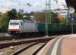 E 186 137 / 186 137-6 D-ITL mit Güterzug auf der Umfahrung von Dresden Hbf nach Süden - 17.09.2020
