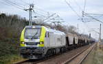 ITL - Eisenbahngesellschaft mbH, Dresden [D] mit  159 103-1  [NVR-Nummer: 90 80 2159 103-1 D-ITL] und Getreidezug am 29.12.20 Bf.