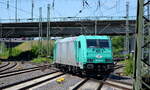 ITL - Eisenbahngesellschaft mbH, Dresden [D]  185 633-5  [NVR-Nummer: 91 80 6185 633-5 D-ITL] Richtung Hamburger Hafen am 16.06.21 Durchfahrt Bf. Hamburg-Harburg.