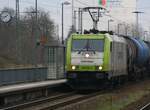 ITL / Captrain / 185 598-0 / Umleiter / Bf Anklam / 28.11.2021 / DGS 52732 (Stendell -> Hamburg Hohe Schaar)