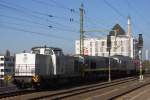 ITL Lokzug, gefhrt von 293 01 fhrt mit 29002, einer 232 und 185 durch Dresden-Mitte um darauf nach Dresden-Friedrichstadt abzubiegen. 16.10.2011